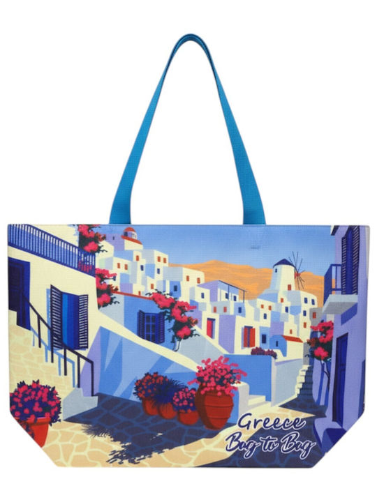 Bag to Bag Fabric Beach Bag White YY1117
