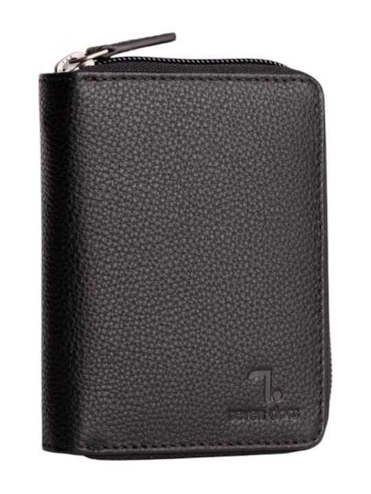 Neptune Herrenbrieftasche Leder Schwarz