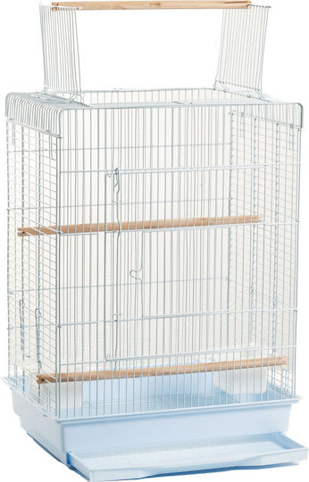 MrZoo Κλουβί Πτηνών Caroline 42.5x30x57εκ. Λευκό