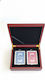 Dal Negro Faros Set 2 Playing Cards Luxury Wooden Box