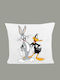 Μαξιλάρι Διάσταση 40x40cm Looney Tunes Λευκό