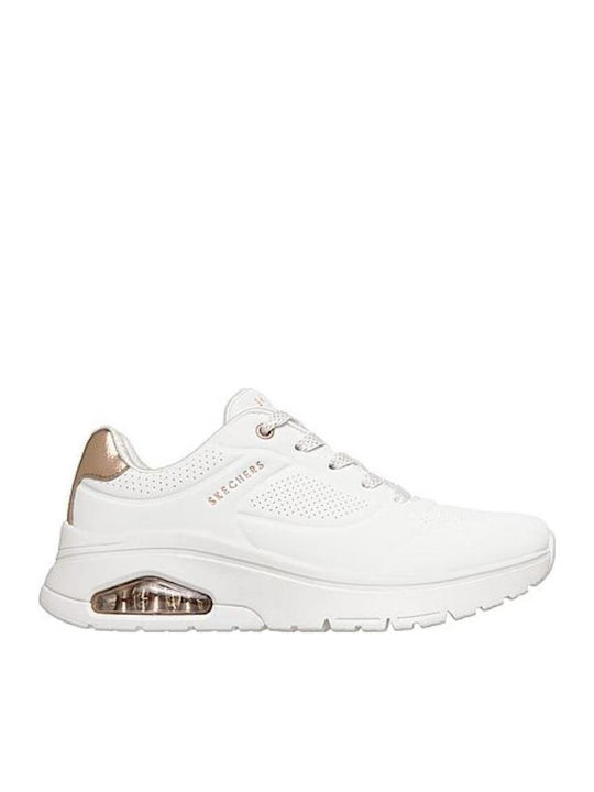 Skechers Uno Flex Sneakers Λευκά Skechers Uno Flex Sneakers Λευκά