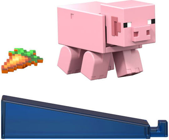 Mattel Minecraft Porc Încărcat cu Redstone 8 cm