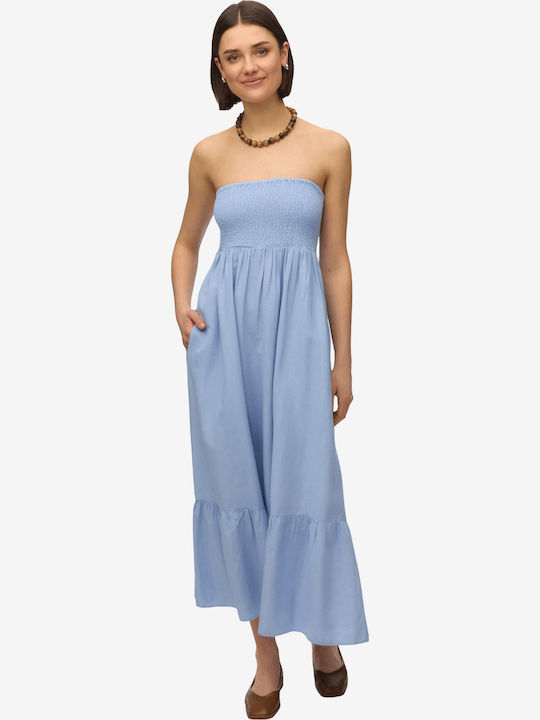 Summer Maxi Dress Light Blue