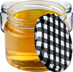 Kadax Βαζάκι Γυάλινο με Καπάκι 330ml (10τμχ)