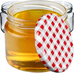 Kadax Βαζάκι Γυάλινο με Καπάκι 330ml (10τμχ)