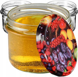 Kadax Βαζάκι Γυάλινο με Καπάκι 235ml (10τμχ)