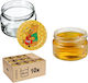 Kadax Borcan Sticlă Cu Capac 250ml (10buc)