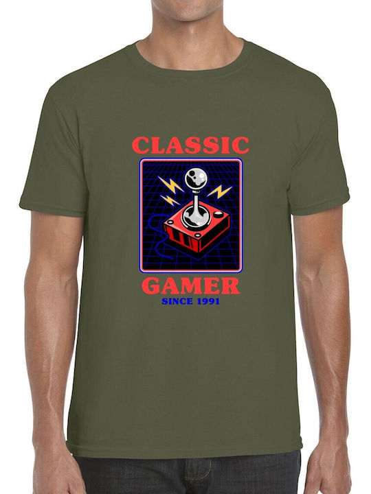T-shirt Classic Gamer Since 1991 Pop Culture Mi...