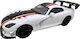 Dodge Viper Acr Alb 1:24 Replika Metalică Lumini Sunete Uși Capotă Portbagaj Deschise