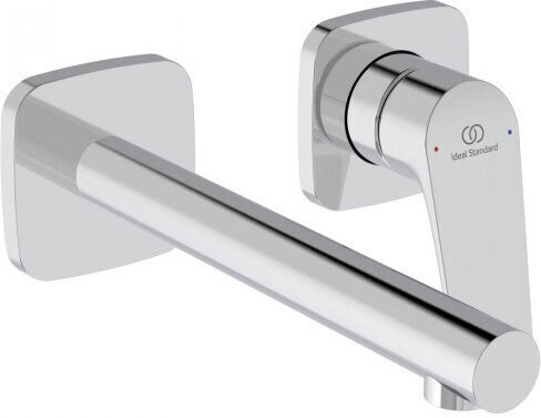 Ideal Standard Комплект Смесител и Чучур за Вграждане за Лавабо Сребрист