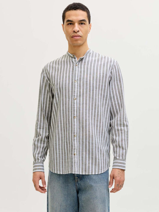 Jack & Jones Langärmeliges Leinen Herrenhemd Ge...
