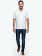 Short Sleeve Linen Shirt in Regular Fit White
