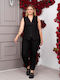 Women's Fabric Trousers Black