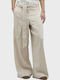 Women's Linen Trousers Pumice Stone