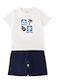 Kinderbekleidungssets mit Sommer-Shorts 2 Stück Weiß