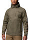Pouring Adventure Iii Jacket Waterproof and Windproof Khaki