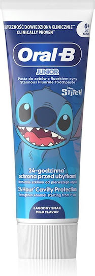 Oral-B Pro Junior Pastă de Dinți pentru Copii pentru 6+ Ani cu Aromă de Mentă 70ml