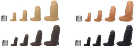 Huge Silicone Dildo Veins & Base Thick Straight X-Large Platinum Silicone Dildo Veins 32 Cm Natural