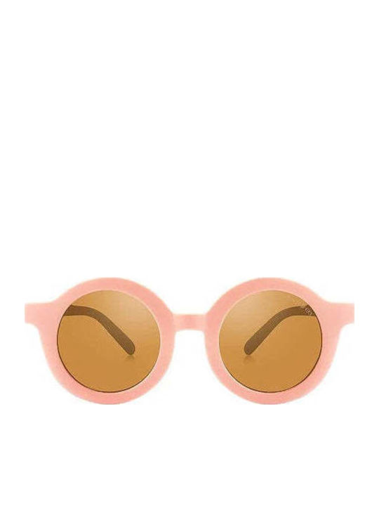 Grech & Co Παιδικά Γυαλιά Ηλίου με Polarized Φακό Ροζ