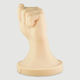 Μπουνιά Fisting Σιλικόνης Closed Fist X-large Platinum Silicone Fisting Dildo 23 Cm Φυσικό