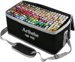 Μαρκαδόροι Αλκοόλης Alcohol Markers 0.5mm Σετ 168τμχ