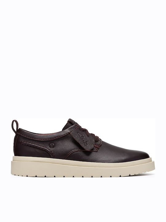 Clarks Polden Lace Δερμάτινα Ανδρικά Μοκασίνια ...