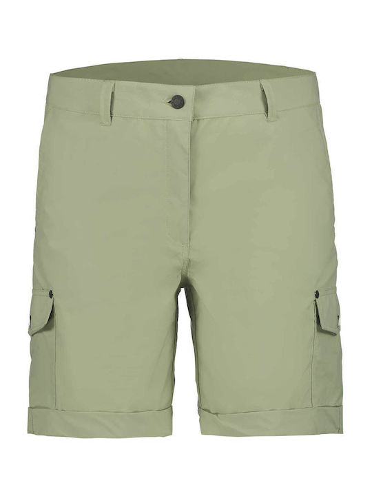 Icepeak Pantaloni Scurți de Drumeție Verzi pentru Femei