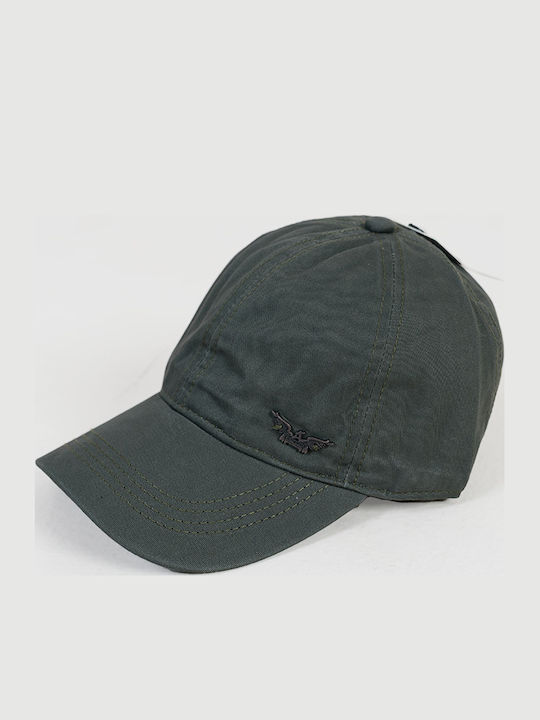 Kinderhüte Jockey Stoff Khaki