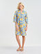 Ble Resort Collection Women's Blue Beach Caftan