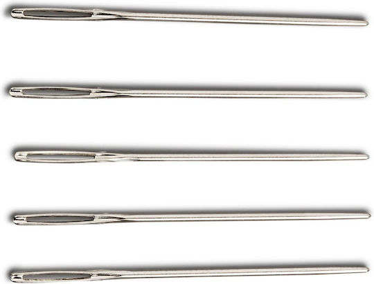 Silver Embroidery Needles Without Point 25 Pieces 50 Mm X 1.2 Mm Size 18 Prym