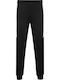 Herren-Sweatpants mit Gummizug Schwarz