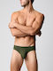 Men's Slip Green Printed