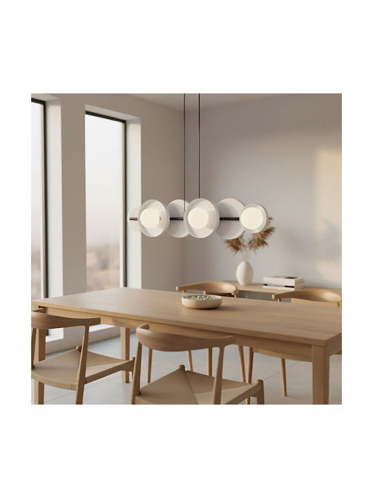 Emibig Gray Ceiling Light for 6 G9 Bulbs