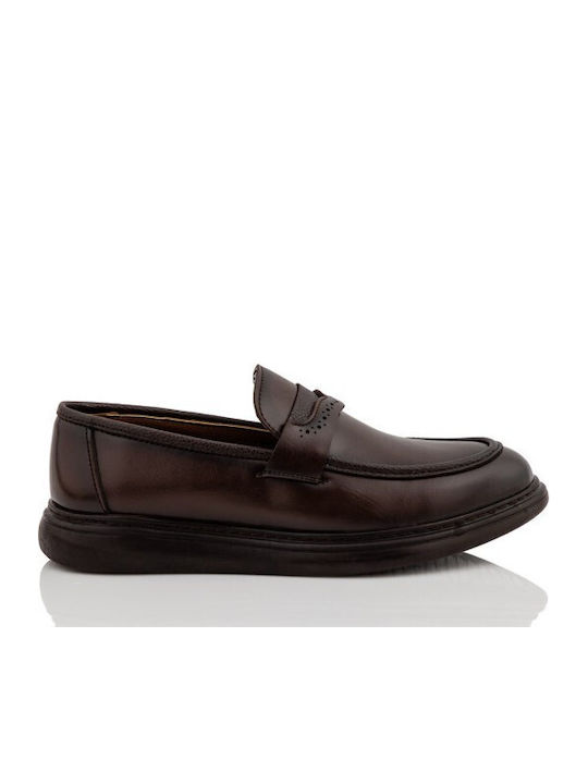 Ανδρικά Loafers σε Καφέ Χρώμα