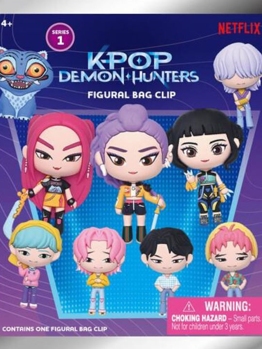 K-pop Demon Hunters Series 1 Foam Bag Clip Μπρελόκ Τυχαίο Περιεχόμενο