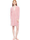 Pink Label Winter Women's Cotton Pajama Set Sand