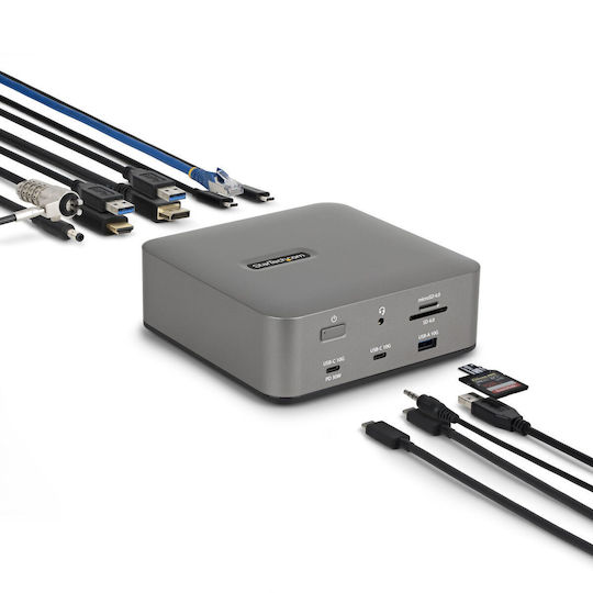 StarTech Docking Station με Γκρι (215UE-TB5USB4DOCK)
