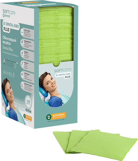 Dental Towel Soft Care Plus Dispenser Light Green 500 Pieces