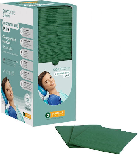 Dental Towel Soft Care Plus Dispenser Dark Green 500 Pieces