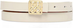 Hugo Damen Gürtel Leder Beiges Hugo Damen Gürtel Leder Beiges