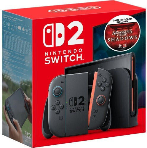 Nintendo Switch 2 256GB & Assassin’s Creed Shadows Game-Key Card