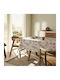 Gofis Home Stain Resistant Tablecloth Octavia 417 Ecru 135x135cm