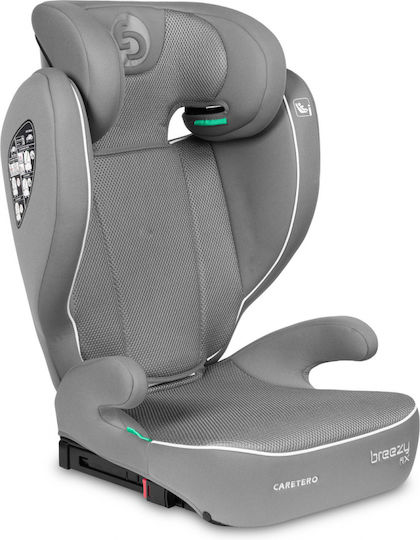 Caretero Καθισματάκι Αυτοκινήτου i-Size με Isofix Γκρι