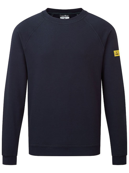 Portwest Men's Work Shirt Navy Blue