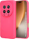 Techsuit Softflex Silicone Back Cover Pink for Honor Magic8 Pro