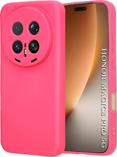 Techsuit Softflex Silicone Back Cover Pink for Honor Magic8 Pro