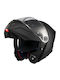 MT Atom 2 Pure A1 Schwarzes Matt Motorradhelm Flip-Up DOT / ECE 22.06 Gewicht (+/-50 gr) mit Sunvisor