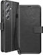 Mayaxess Brieftasche Hülle Galaxy S25 Mit Lanyard Stand Funktion Schwarz