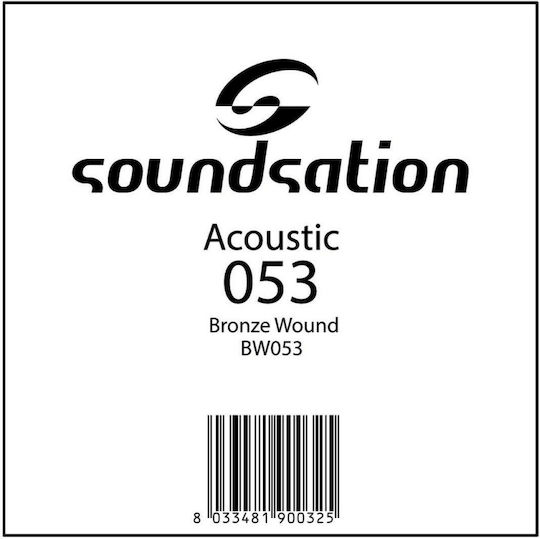 Soundsation Bw053 Acoustic Guitar String Bronze Wound 0.53 Acoustic Guitar String Bronze Wound 0.53